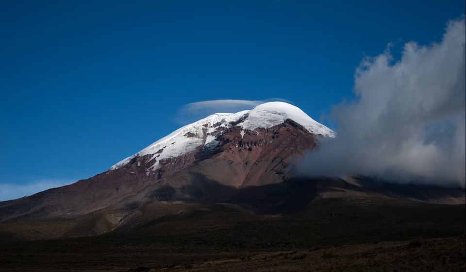Chimborazo volcano in Ecuador