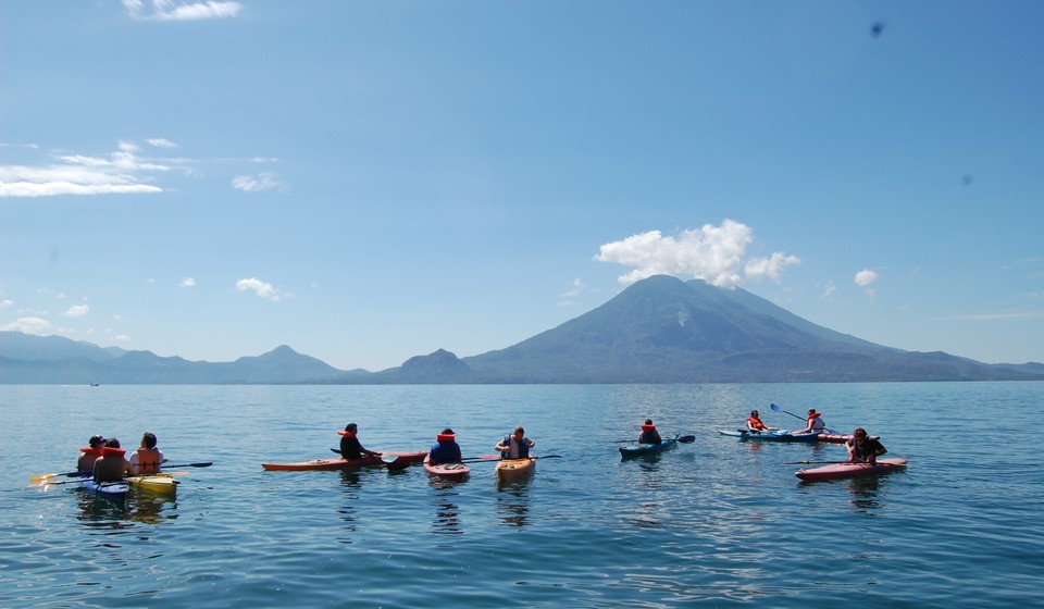 Kayaking Lake Atitlan