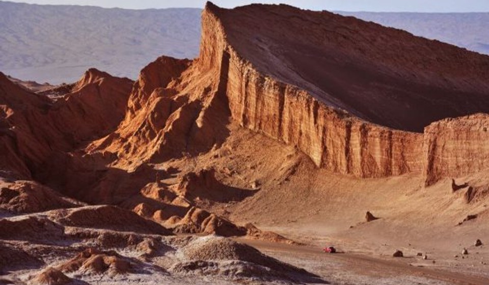 Puricarmar salt flat basin