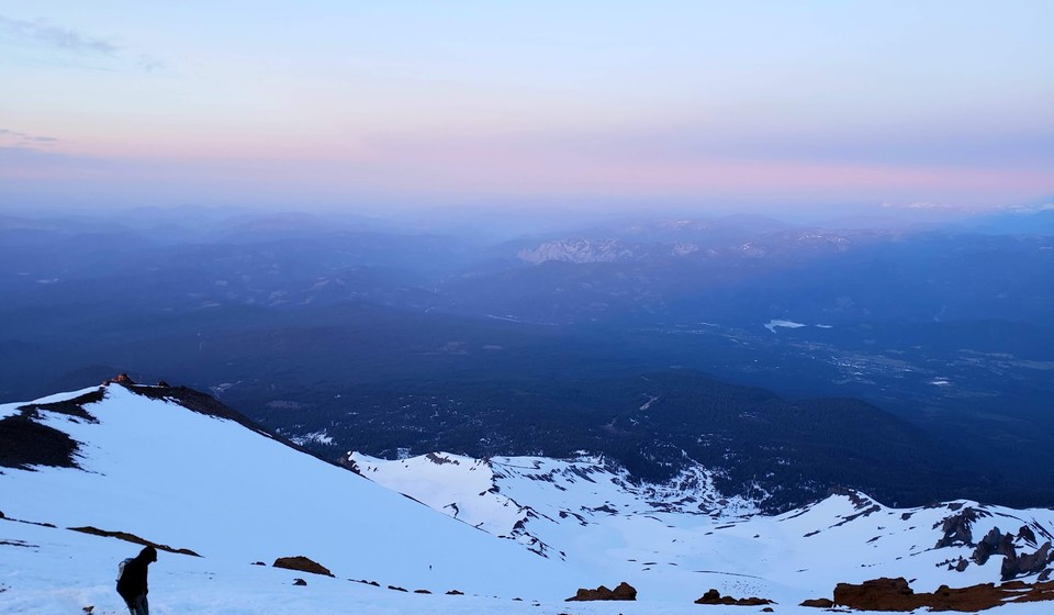 Sunrise on Mt Shasta