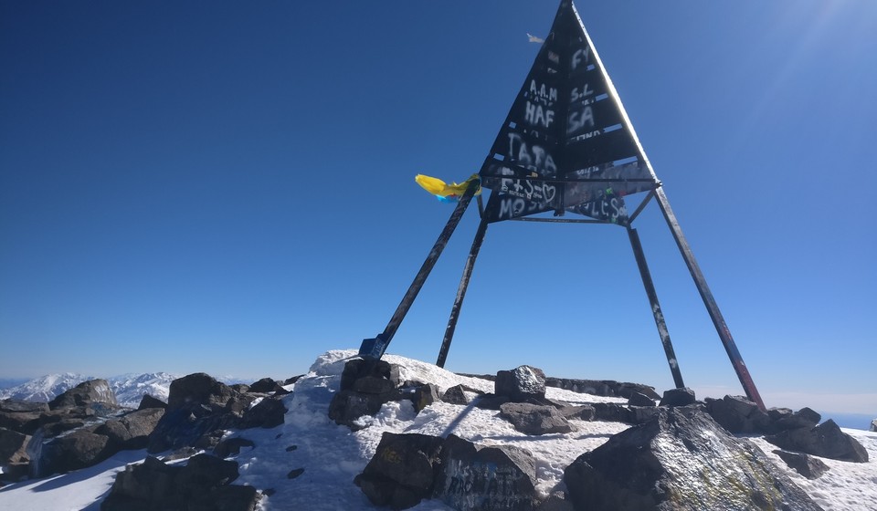 Mt Toubkal Summit.