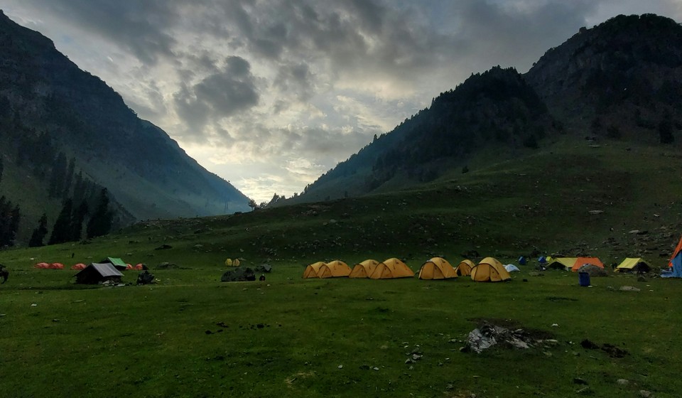 Tarsar Marsar Lake Trek Campsite