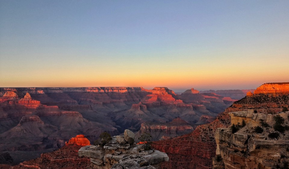 Sunset at grand canyon