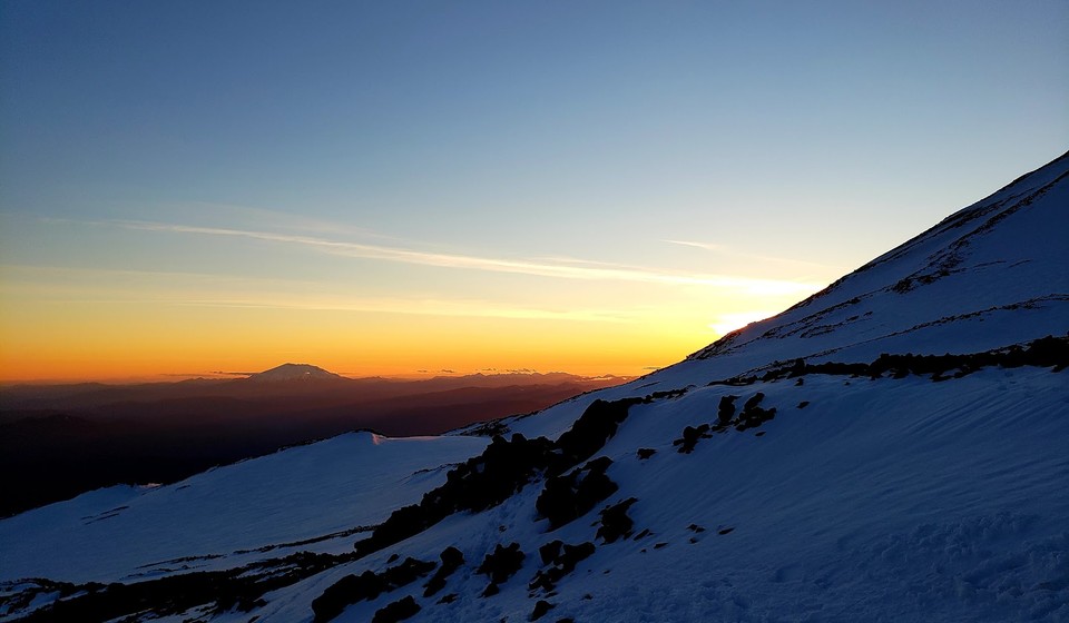 Sunrise on Mt. Adams