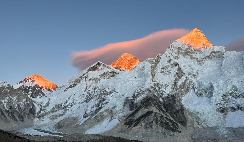 Sunrise on the Mt. Everest
