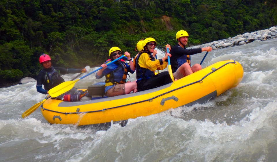 Rafting at Jatunyacu River